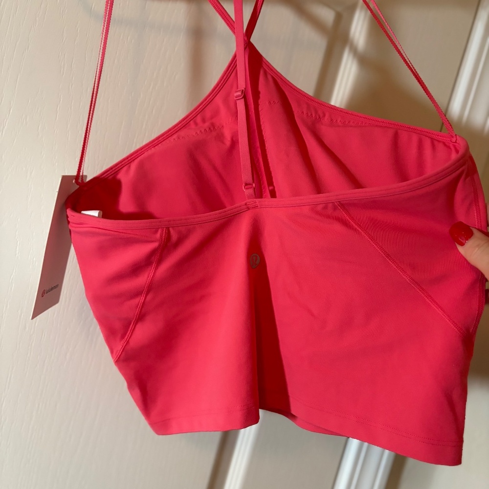 lululemon Align™ T-Strap Tank Top  Light Support, A/B Cup. NWT Sz 10 Color: GLZP - Picture 4 of 8